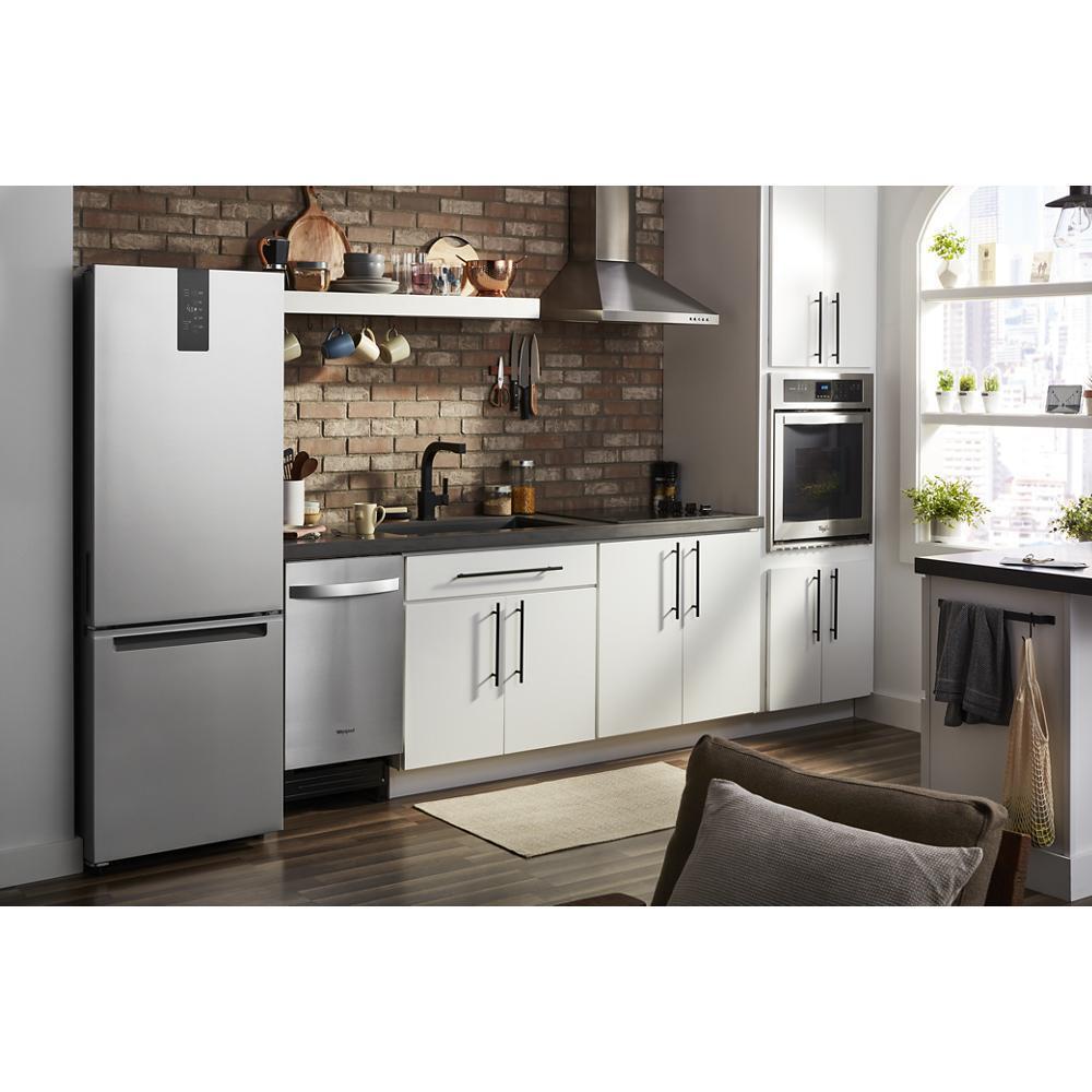 WHIRLPOOL WRB543CMJZ Whirlpool 24-inch Wide Bottom-freezer Refrigerator - 12.7 Cu. Ft.