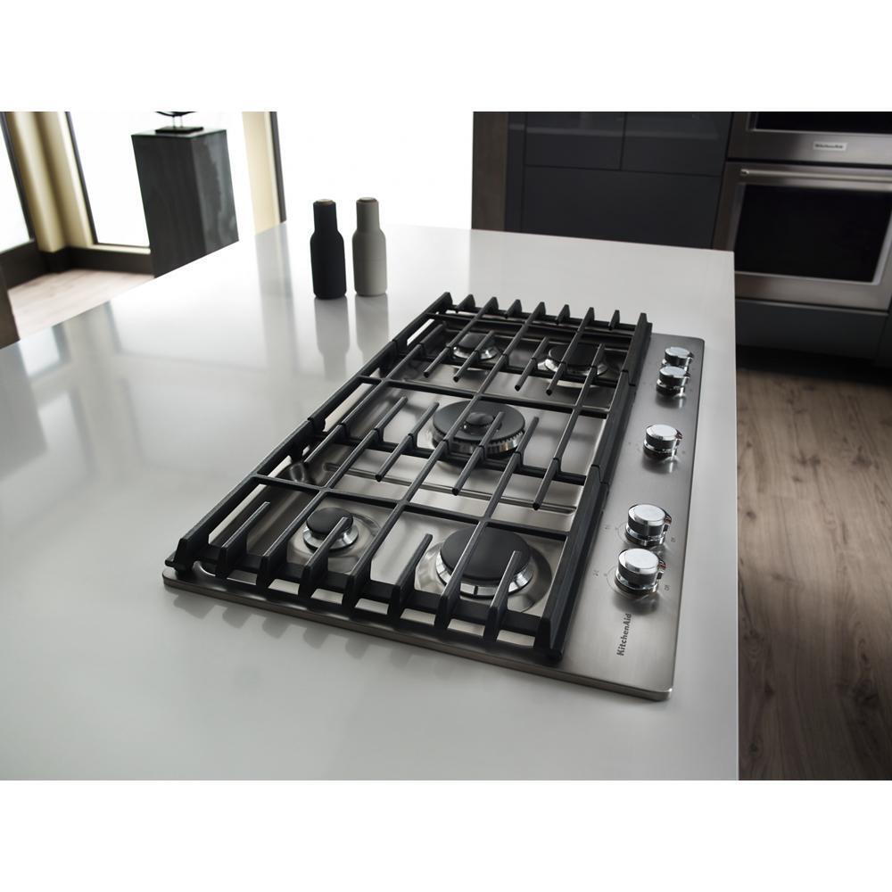 KITCHENAID KCGS556ESS Stainless Steel Kitchenaid 36'' 5-burner Gas Cooktop