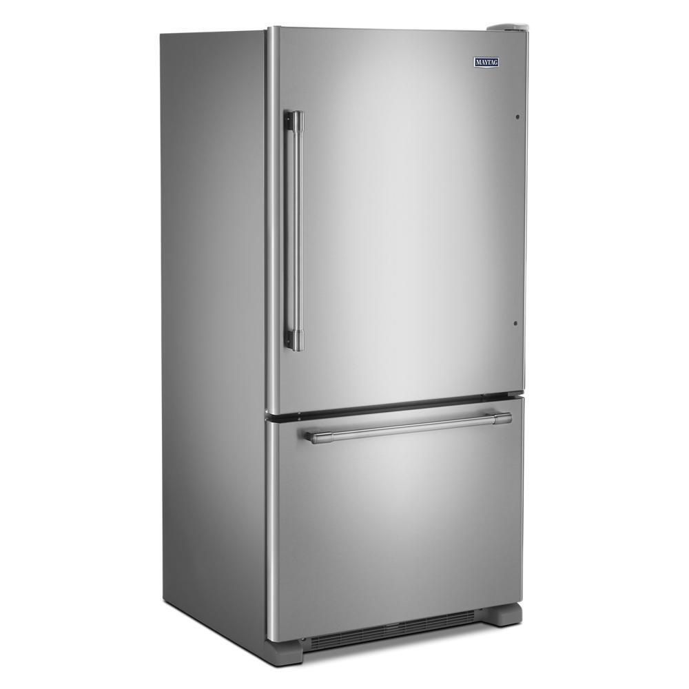 MAYTAG MBF2258FEZ Maytag 33-inch Wide French Door Refrigerator - 22 Cu. Ft. - FING...