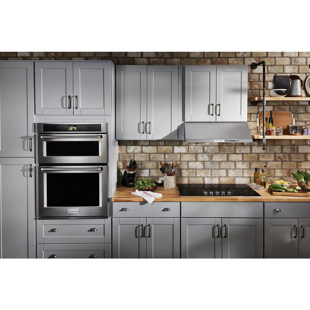 KITCHENAID KCES556HSS 36"" Electric Cooktop With 5 Elements and Knob Controls - Stainless ...