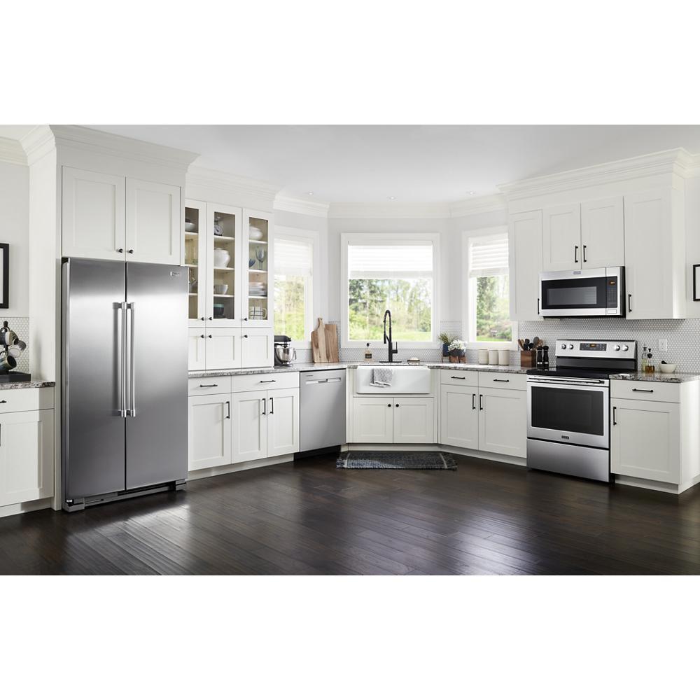 MAYTAG MSS25N4MKZ Maytag 36-inch Wide Side-by-side Refrigerator - 25 Cu. Ft.