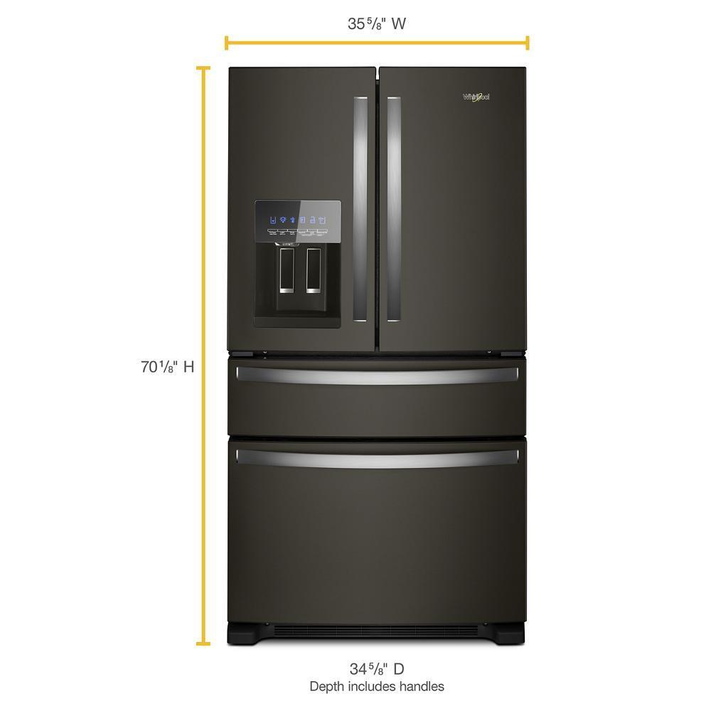 WHIRLPOOL WRX735SDHV Whirlpool 36-inch Wide French Door Refrigerator - 25 Cu. Ft. - P...