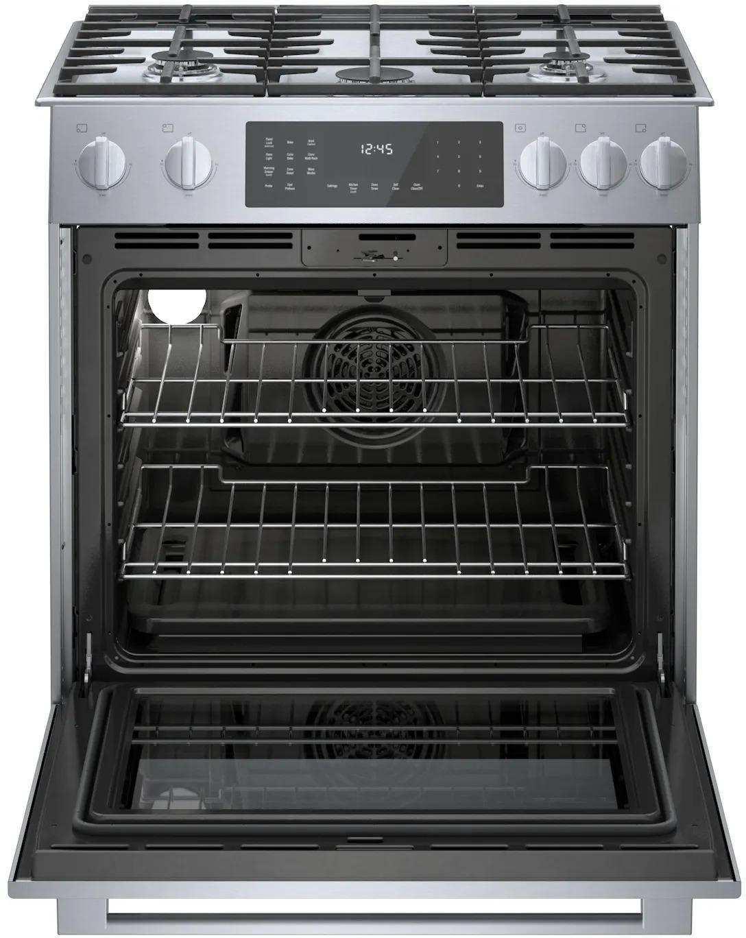 BOSCH HDI8056U Bosch Dual Fuel Slide-in Range 30'' Stainless Steel