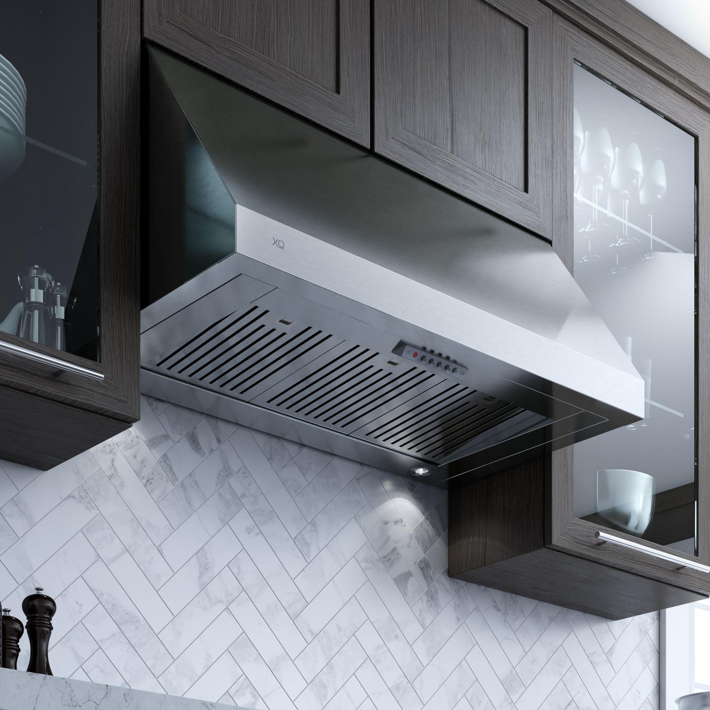 XO APPLIANCE XOT1848KSE XO Appliance 48"" 1000 Cfm Italian Made Pro Hood Range Hood Stainless