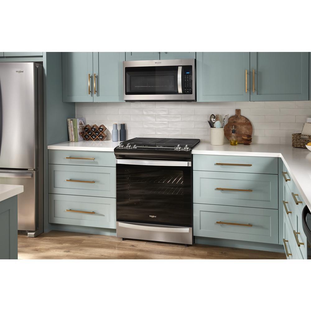 WHIRLPOOL WMH32519HZ Whirlpool 1.9 Cu. Ft. Capacity Steam Microwave With Sensor COOKI...