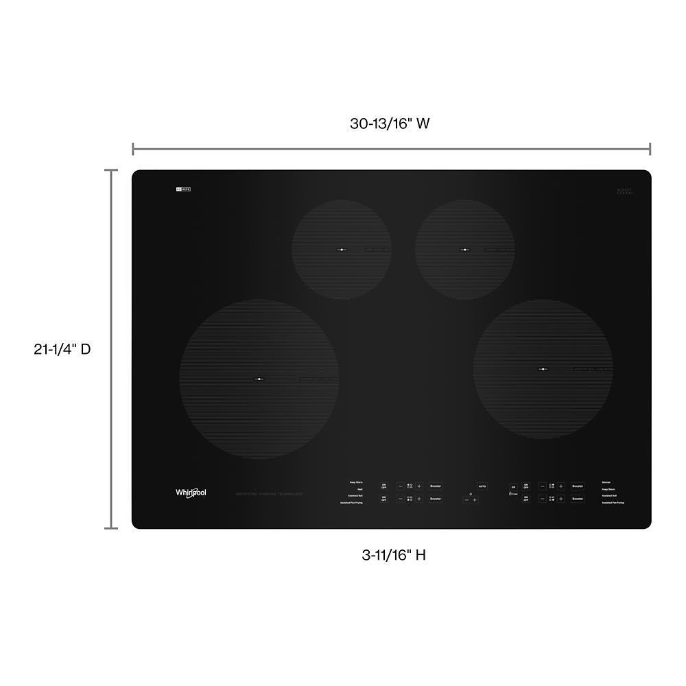 WHIRLPOOL WCI55US0JB Whirlpool 30-inch Induction Cooktop