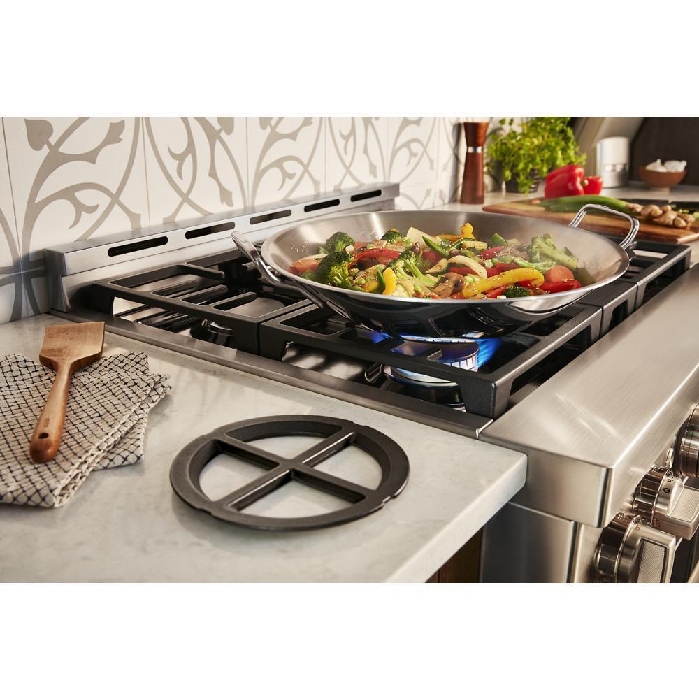 KITCHENAID KFGC500JMB Kitchenaid 30'' Smart Commercial-style Gas Range With 4 Burners ...