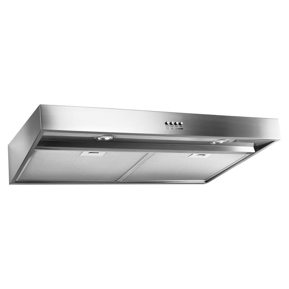 WHIRLPOOL WVU37UC4FS 24"" Range Hood With Dishwasher-safe Full-width Grease Filters