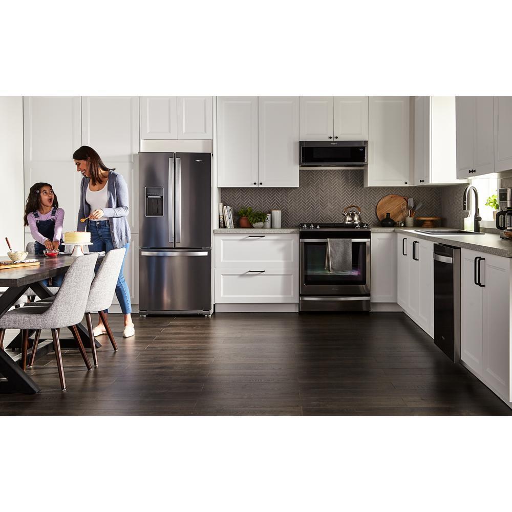 WHIRLPOOL WRF560SEHZ Whirlpool 30-inch Wide French Door Refrigerator - 20 Cu. Ft.