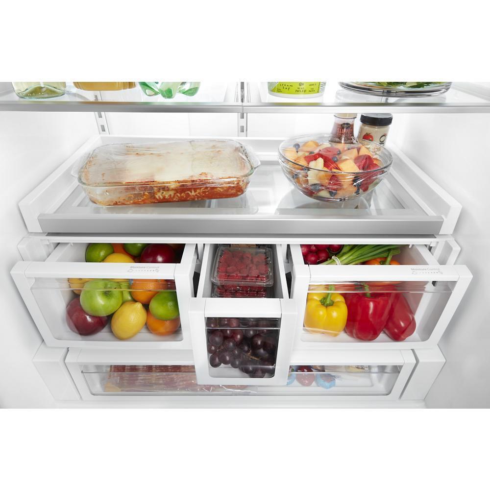 WHIRLPOOL WRF757SDHV Whirlpool 36-inch Wide French Door Refrigerator - 27 Cu. Ft. - B...