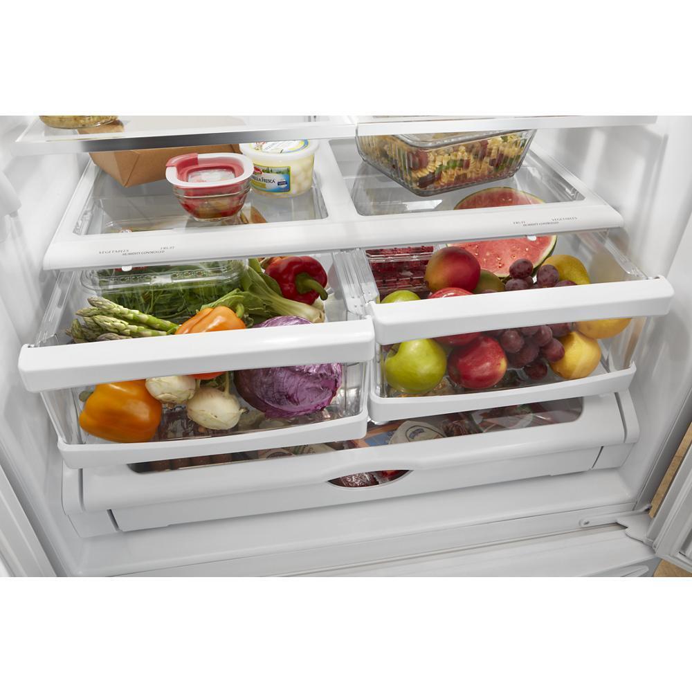WHIRLPOOL WRFF5333PW Whirlpool 33-inch Wide French Door Refrigerator - 22 Cu. Ft.