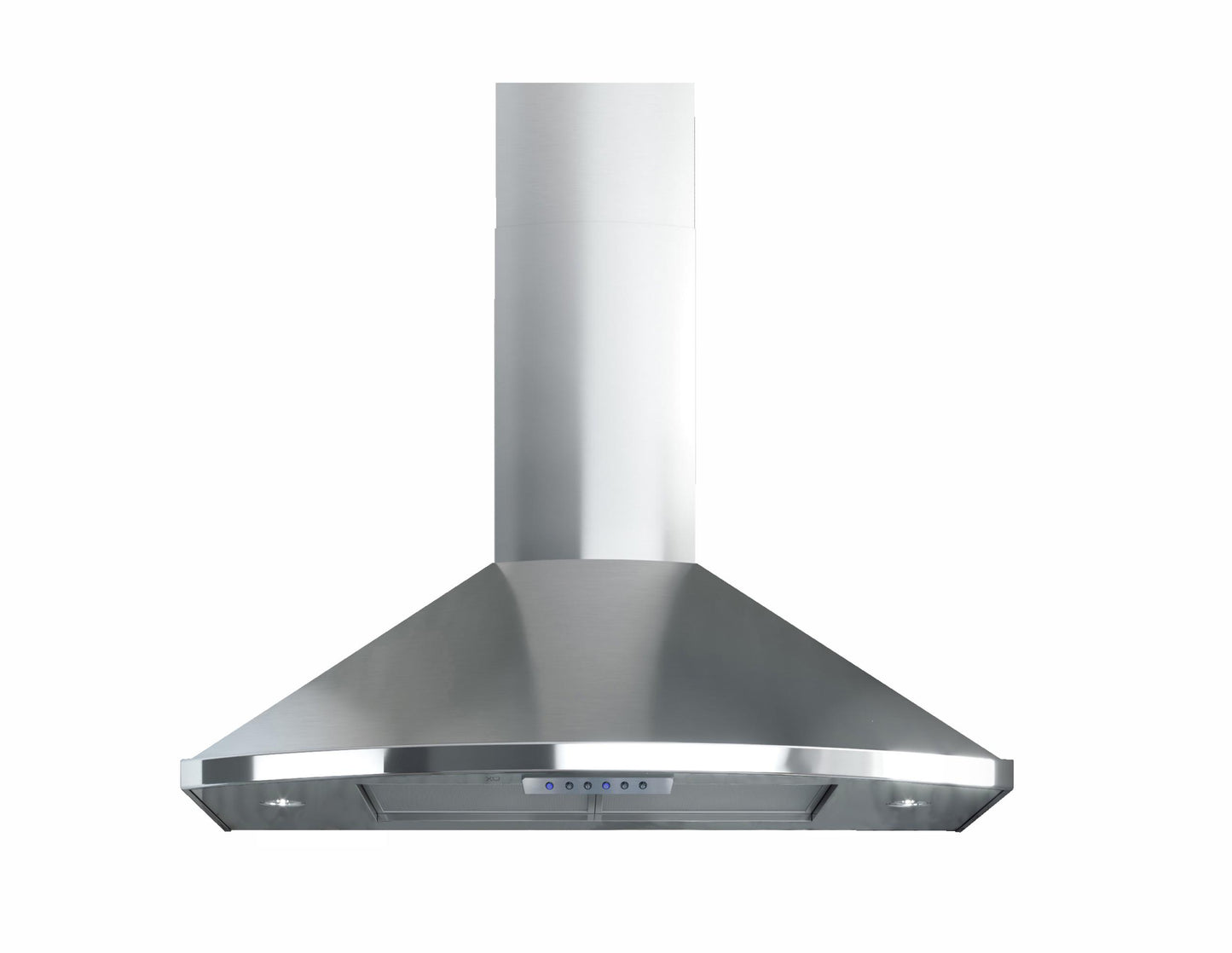 XO APPLIANCE XOS36SC 30"" 600/395 Cfm Italian Made Wall Mount Chimney Range Hood Stainless