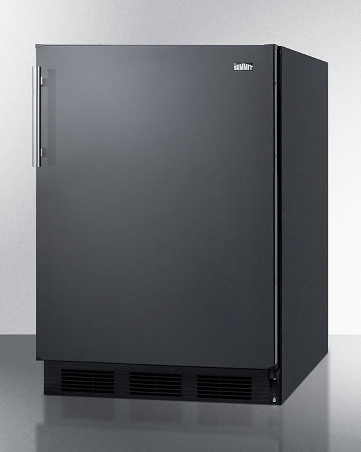 SUMMIT FF63BK Freestanding Residential Counter Height All-refrigerator In Black W...