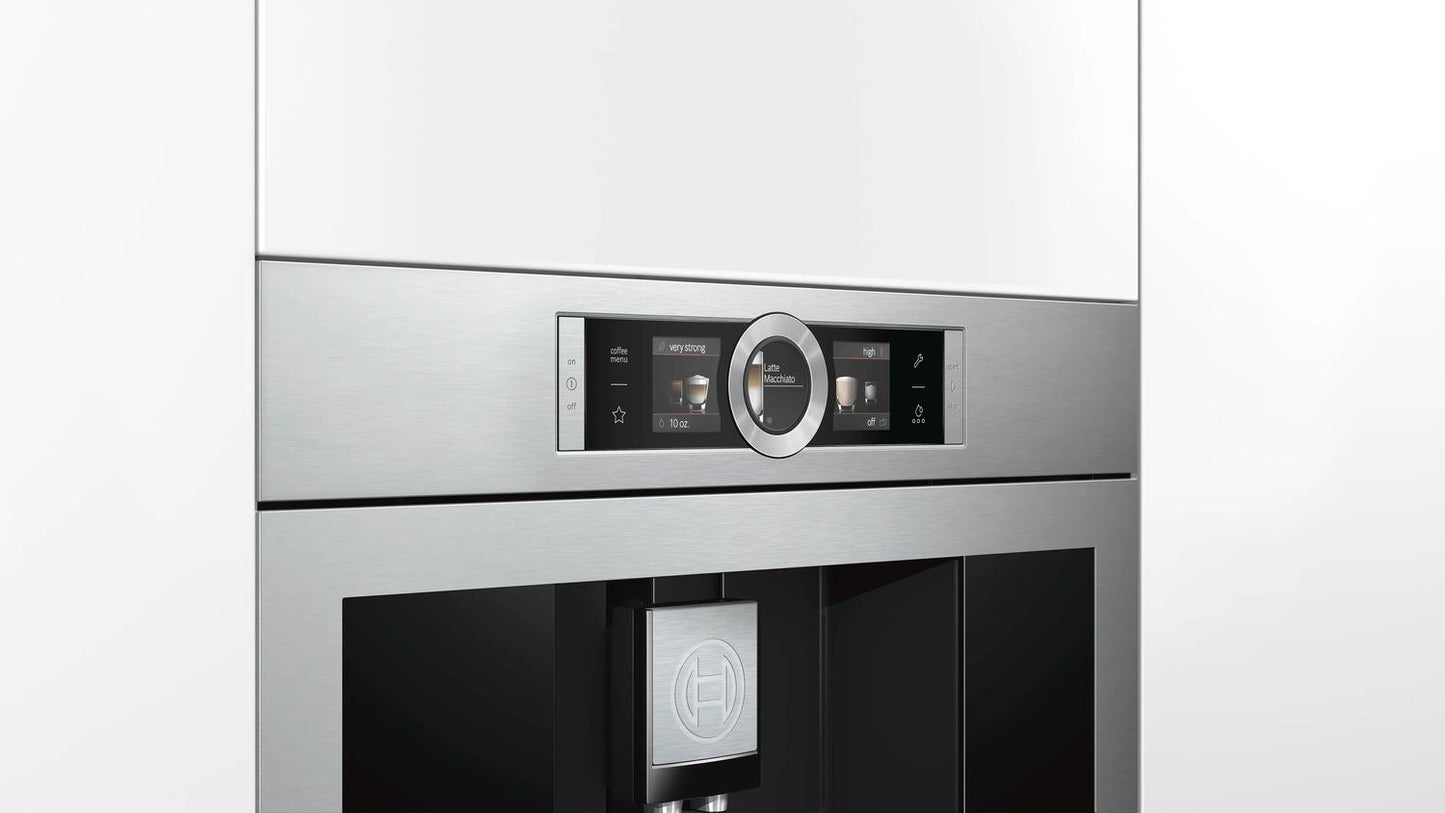 BOSCH BCM8450UC Bcm8450uc Built-in Fully Automatic Coffee Machine Stainless Steel