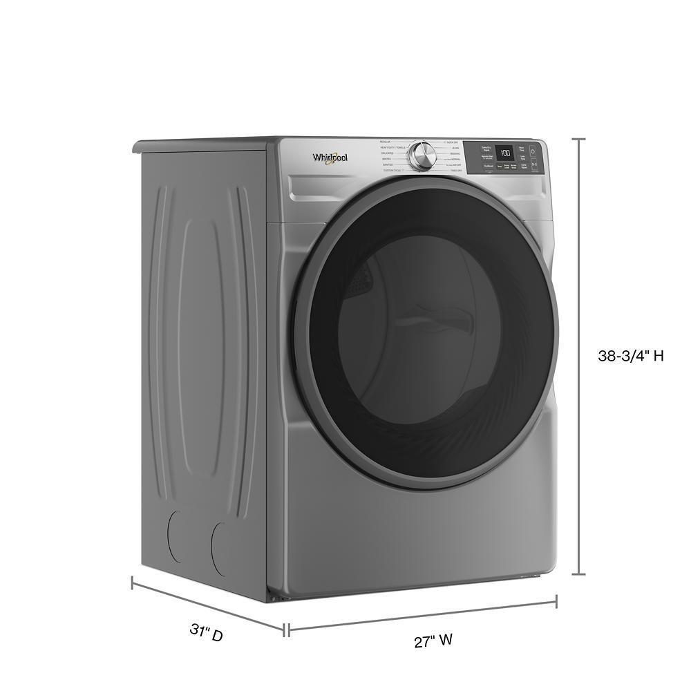 WHIRLPOOL WGD5720RR 7.4 Cu. Ft. Smart Front Load Energy Star Gas Dryer With Wrinkle ...