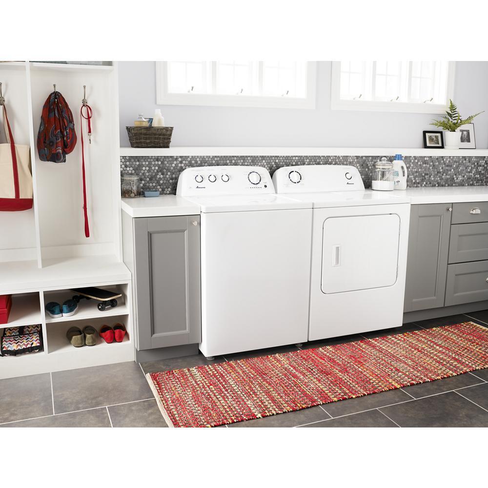 AMANA NGD4655EW 6.5 Cu. Ft. Top-load Gas Dryer With Automatic Dryness Control - White