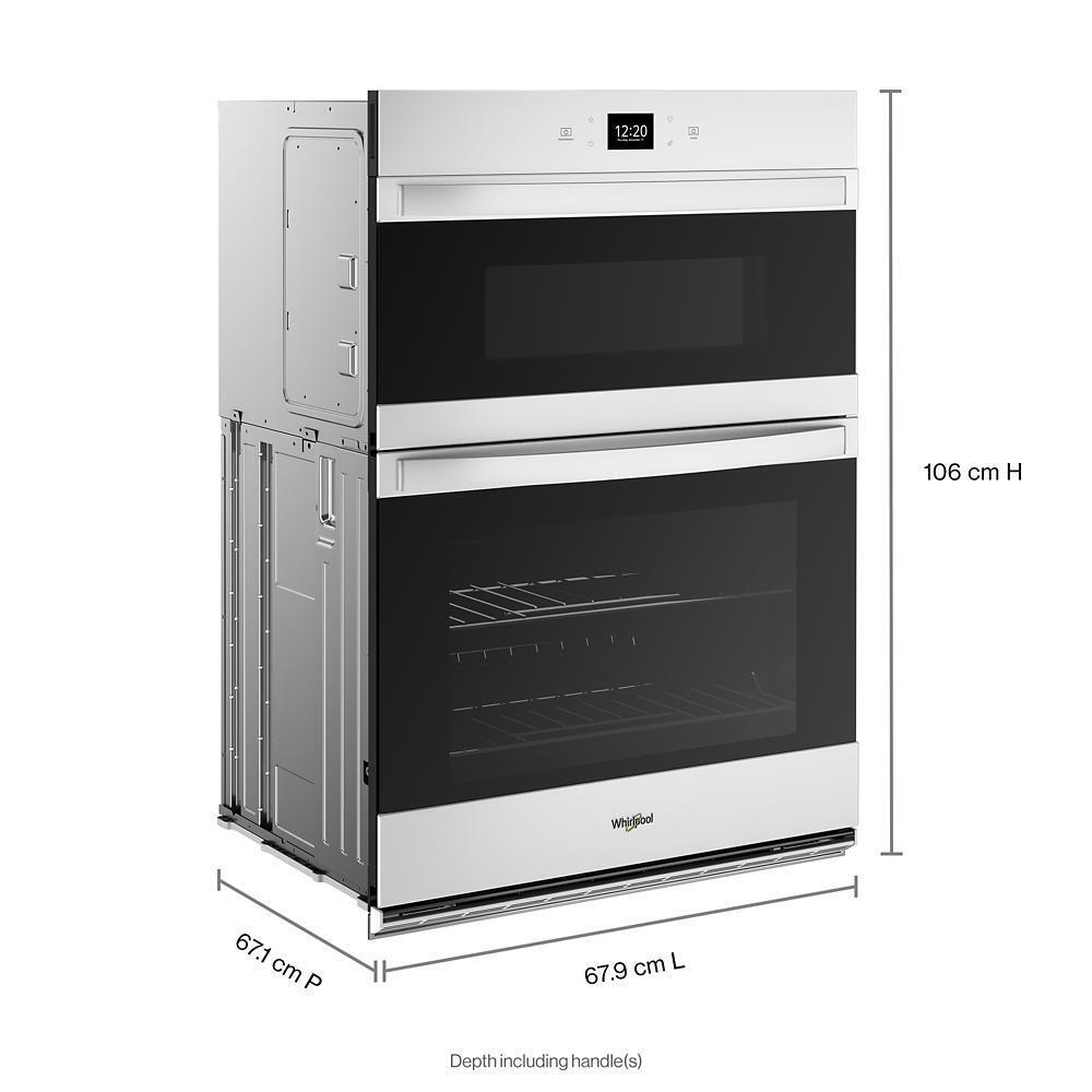 WHIRLPOOL WOEC5027LW 
5.7 Total Cu. Ft. Combo Wall Oven With Air Fry When Connected