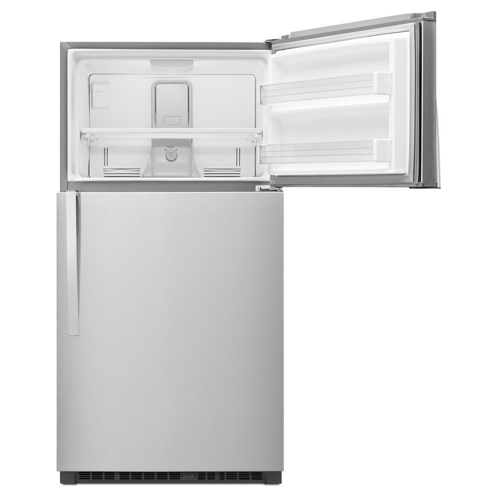 WHIRLPOOL WRT511SZDM Monochromatic Stainless Steel Whirlpool 33"" Wide Top-freezer REF...