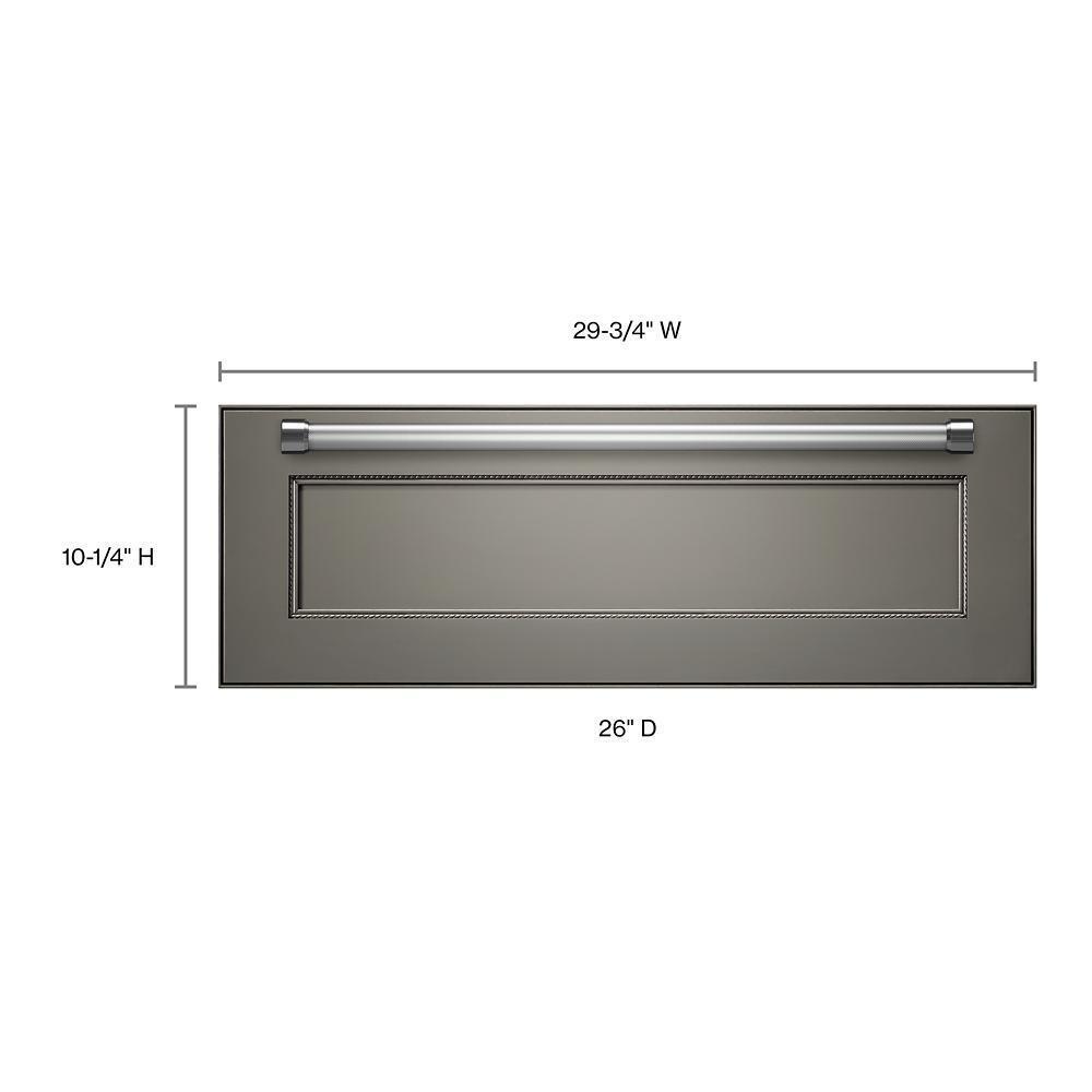KITCHENAID KEWS105BPA KitchenAid 30"" Warming Drawer, 120 Volts, Sensor, Ind Light