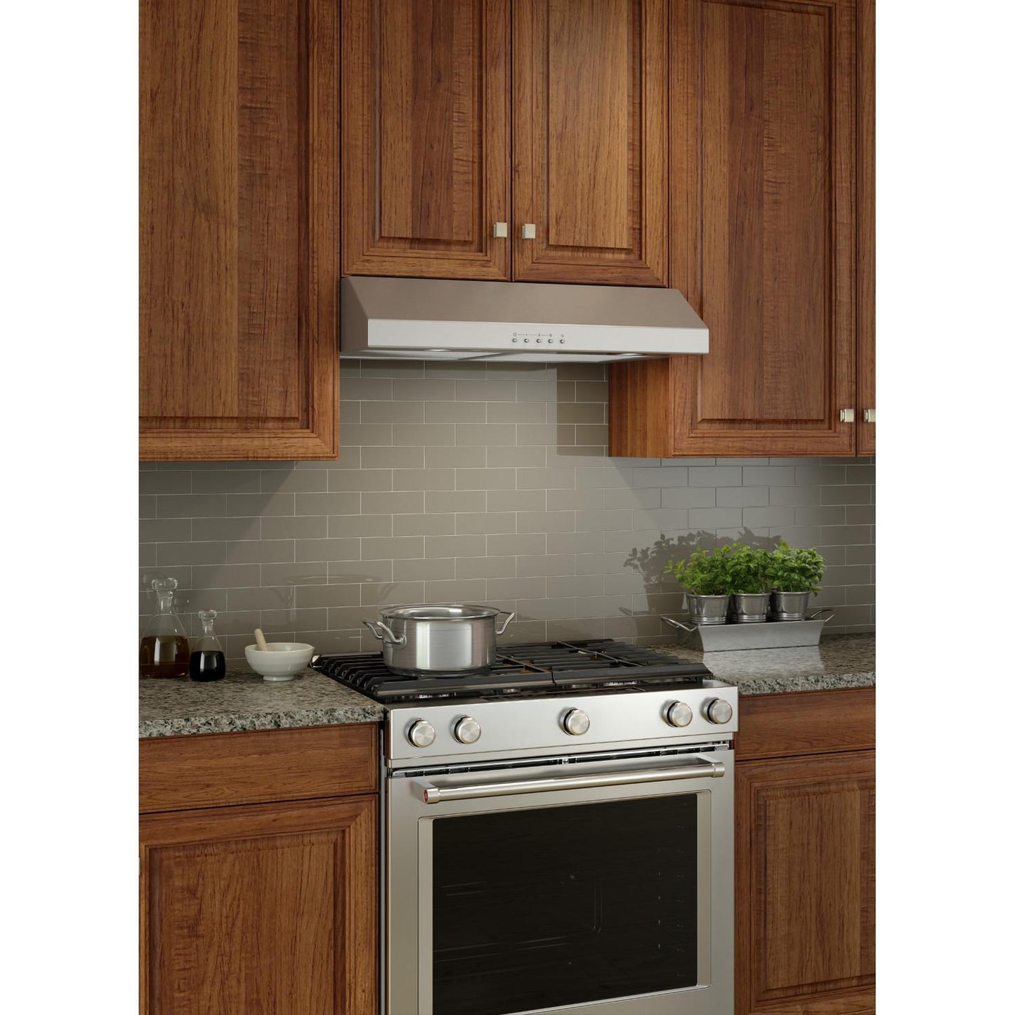 BROAN BCSQ130SS Broan Glacier 30"" 300 Cfm 1.5 Sones Stainless Steel Range Hood