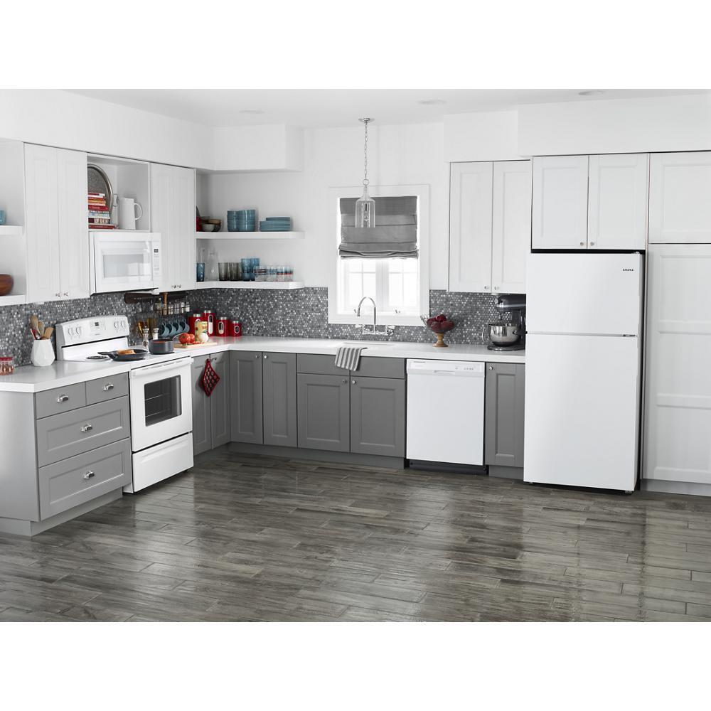 AMANA ART318FFDW 30-inch Wide Top-freezer Refrigerator With Glass Shelves - 18 Cu. F...