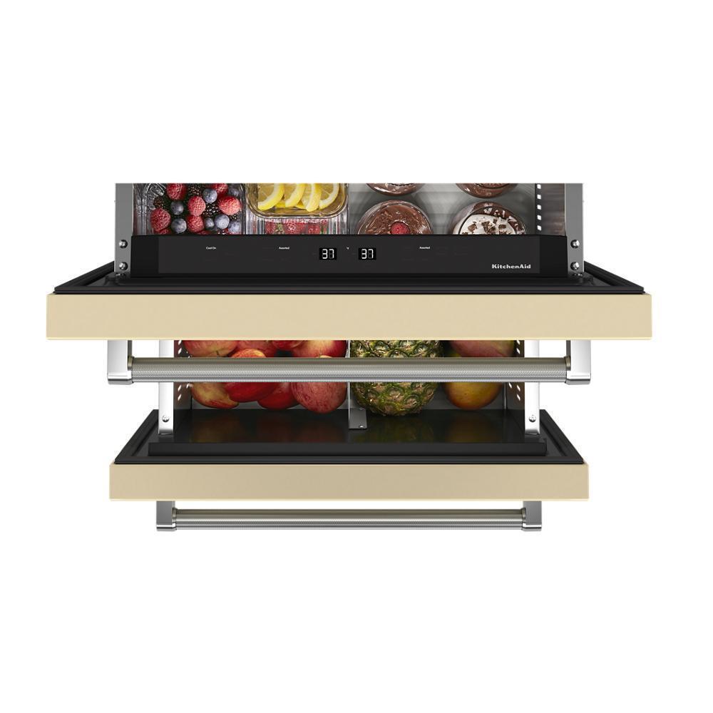 KITCHENAID KUDR204KPA 24"" Panel-ready Undercounter Double-drawer Refrigerator - Panel REA...