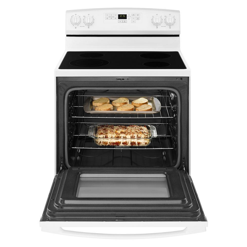AMANA AER6603SFW 30-inch Amana Electric Range With Self-clean Option - White