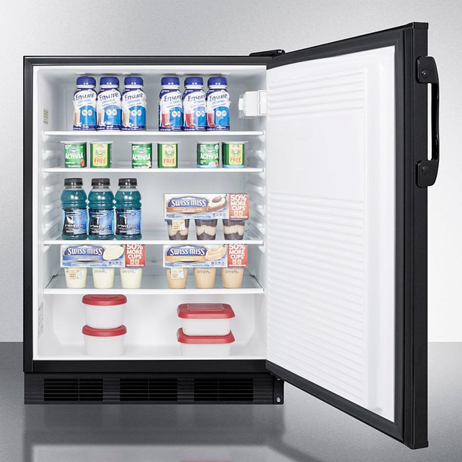 SUMMIT FF7BKBI Commercially Listed Built-in Undercounter All-refrigerator for GENE...