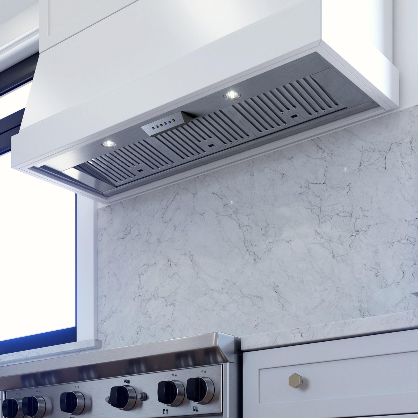 XO APPLIANCE XOI3015SC 30"" 600/395 Cfm Pro Insert Only 15"" Deep for Custom Built Hood, STA...