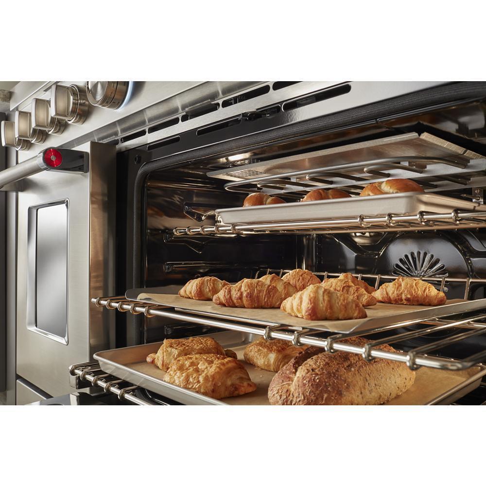 KITCHENAID KFDC558JSS Kitchenaid 48'' Smart Commercial-style Dual Fuel Range With GRID...