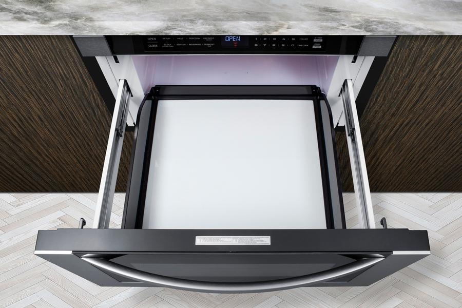 SUMMIT MDR245SS Summit 24"" Wide Built-in Drawer Microwave