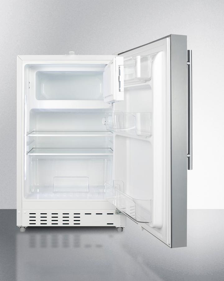 SUMMIT ALRF48CSSHV Summit 20"" Wide Built-in Refrigerator-freezer, Ada Compliant