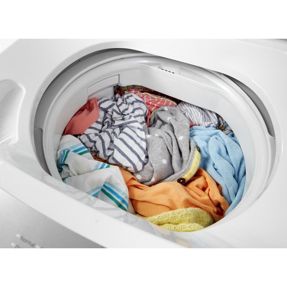 WHIRLPOOL WET4024HW Whirlpool 1.5 CU.FT Electric Stacked Laundry Center 6 Wash CYCLE...