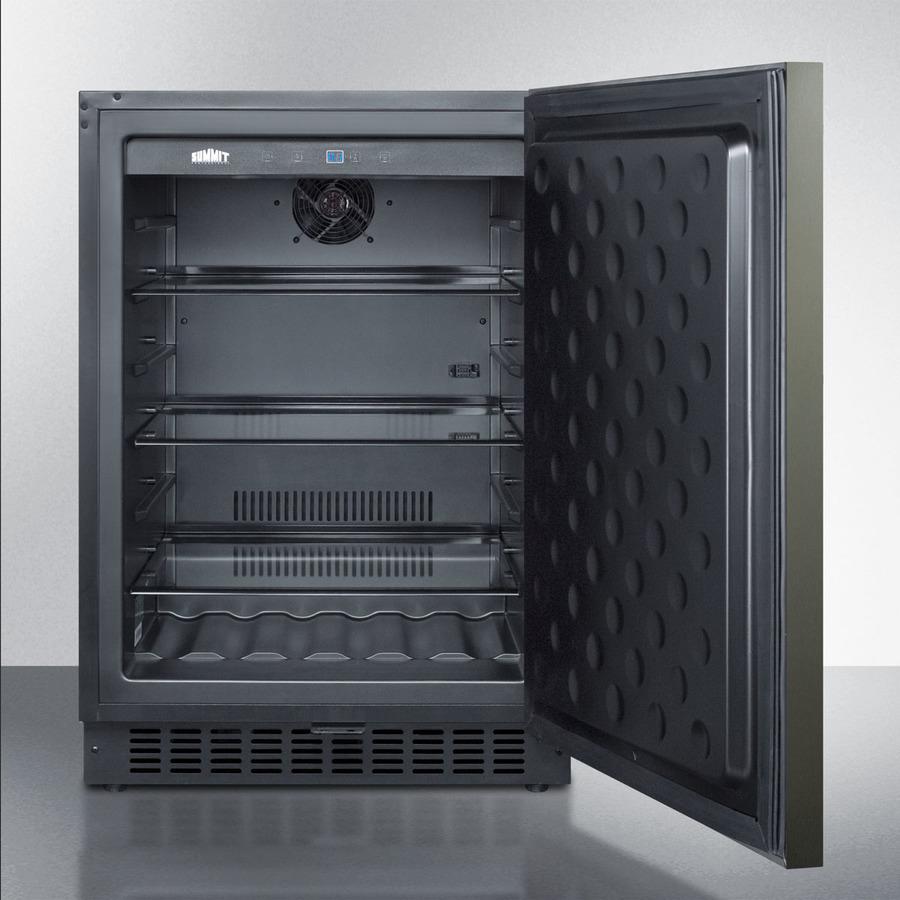 SUMMIT FF64BXKSHH Built-in Undercounter All-refrigerator for Residential or COMMERCIA...