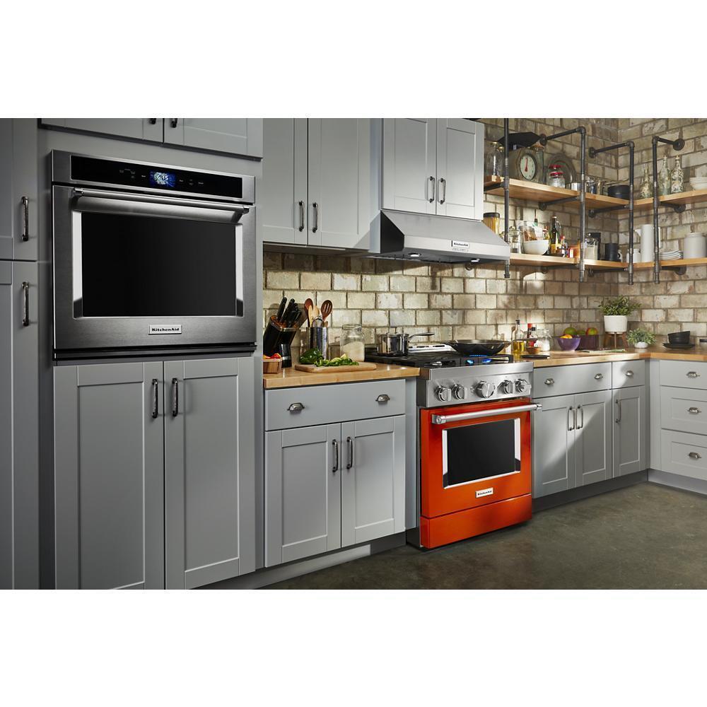 KITCHENAID KFGC500JSC Kitchenaid 30'' Smart Commercial-style Gas Range With 4 Burners ...
