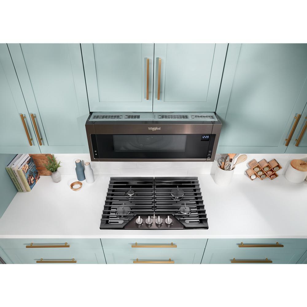 WHIRLPOOL WML75011HV Whirlpool 1.1 Cu. Ft. Low Profile Microwave Hood - Black Stainless