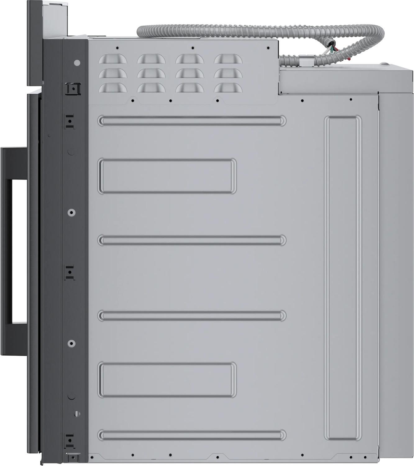 BOSCH HBL8444LUC 800 Series Single Wall Oven 30'' Left Sideopening Door, Black STAIN...