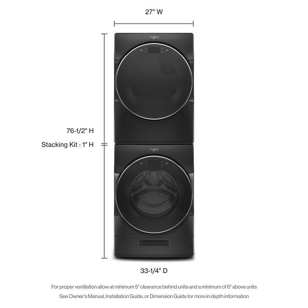 WHIRLPOOL WED8620HW Whirlpool 7.4 CU.FT Front Load Electric Dryer With Intiutitive T...