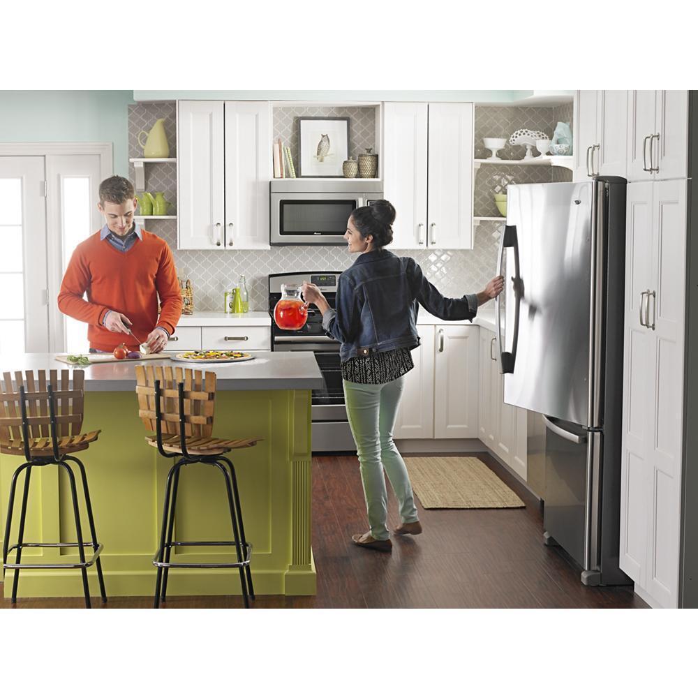 AMANA ABB2224BRM 21.9 Cu. Ft. Energy Star Qualified Bottom-freezer Refrigerator -...