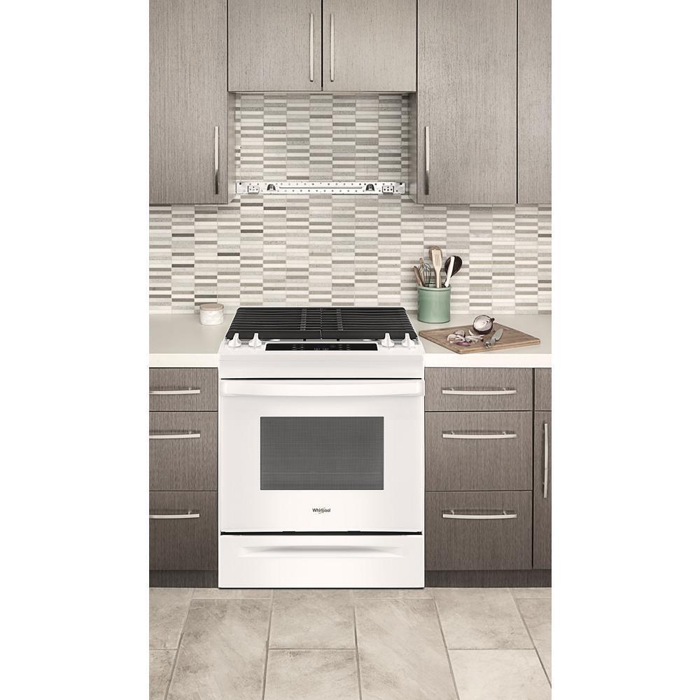 WHIRLPOOL WEG515S0LW 5.0 Cu. Ft. Whirlpool Gas Range With Frozen Bake Technology