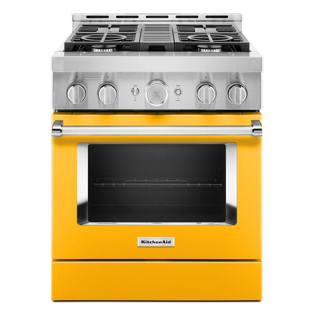 KITCHENAID KFGC500JYP Kitchenaid 30'' Smart Commercial-style Gas Range With 4 Burners ...