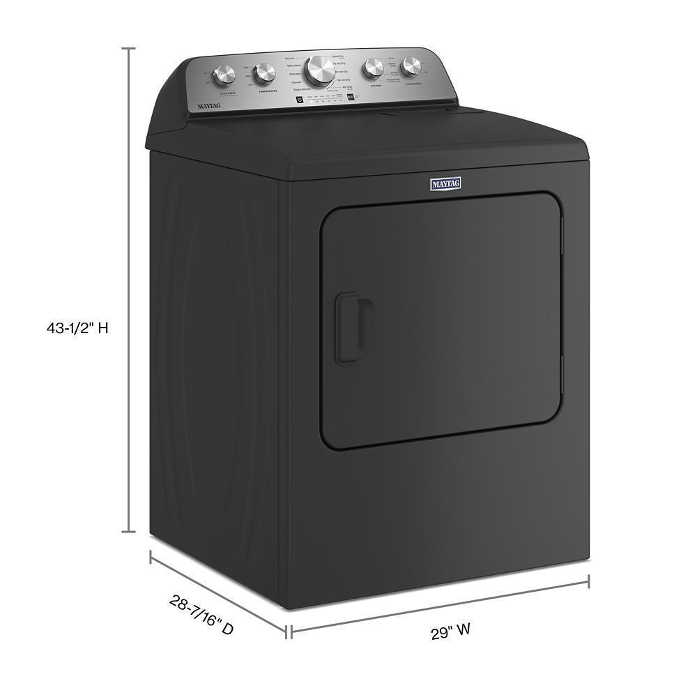 MAYTAG MED5430PBK Top Load Electric Dryer With Steam-enhanced Cycles - 7.0 Cu. Ft.