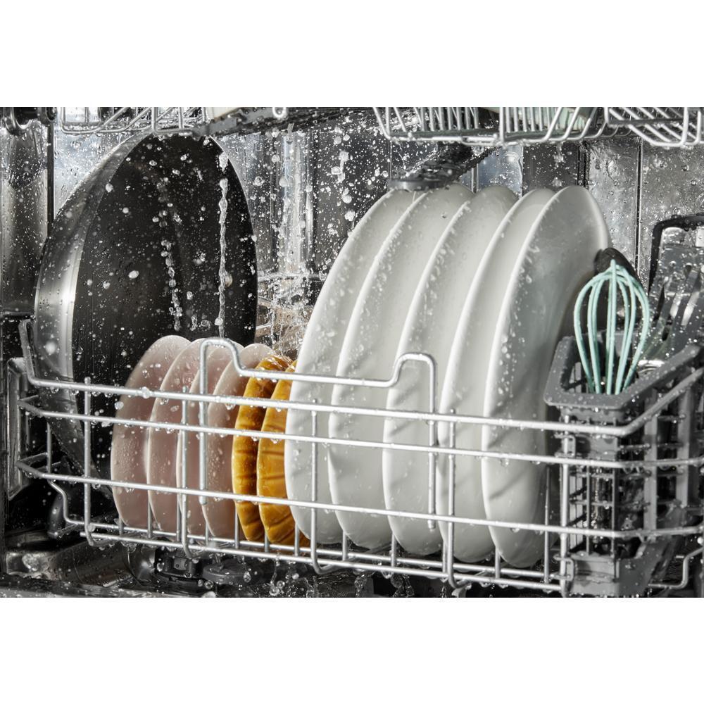 WHIRLPOOL WDT550SAPW 44 Dba Ada Compliant Dishwasher Flush With Cabinets With 3rd Rack