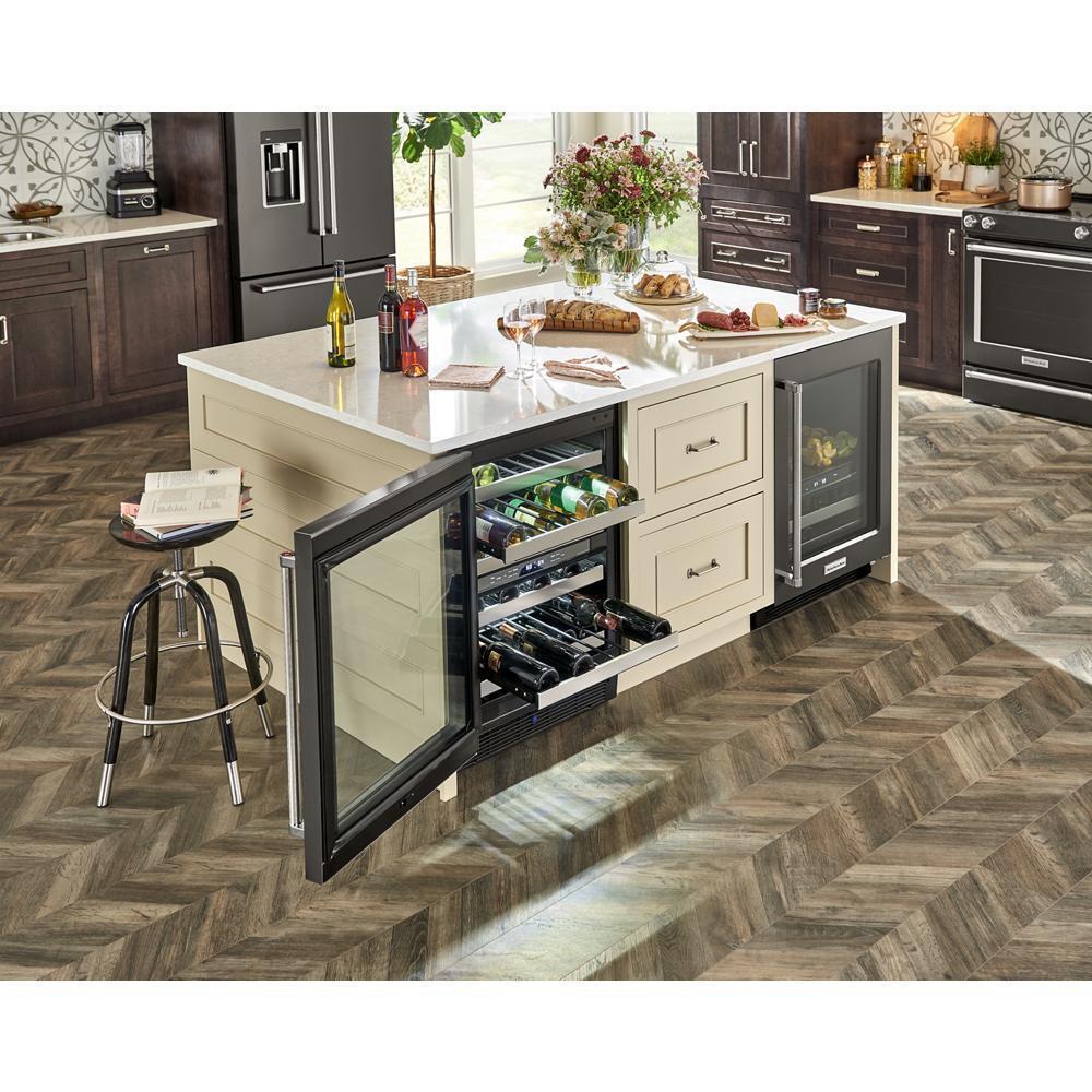 KITCHENAID KRFC704FBS Kitchenaid 23.8 Cu. Ft. 36"" Counter-depth French Door Platinum I...