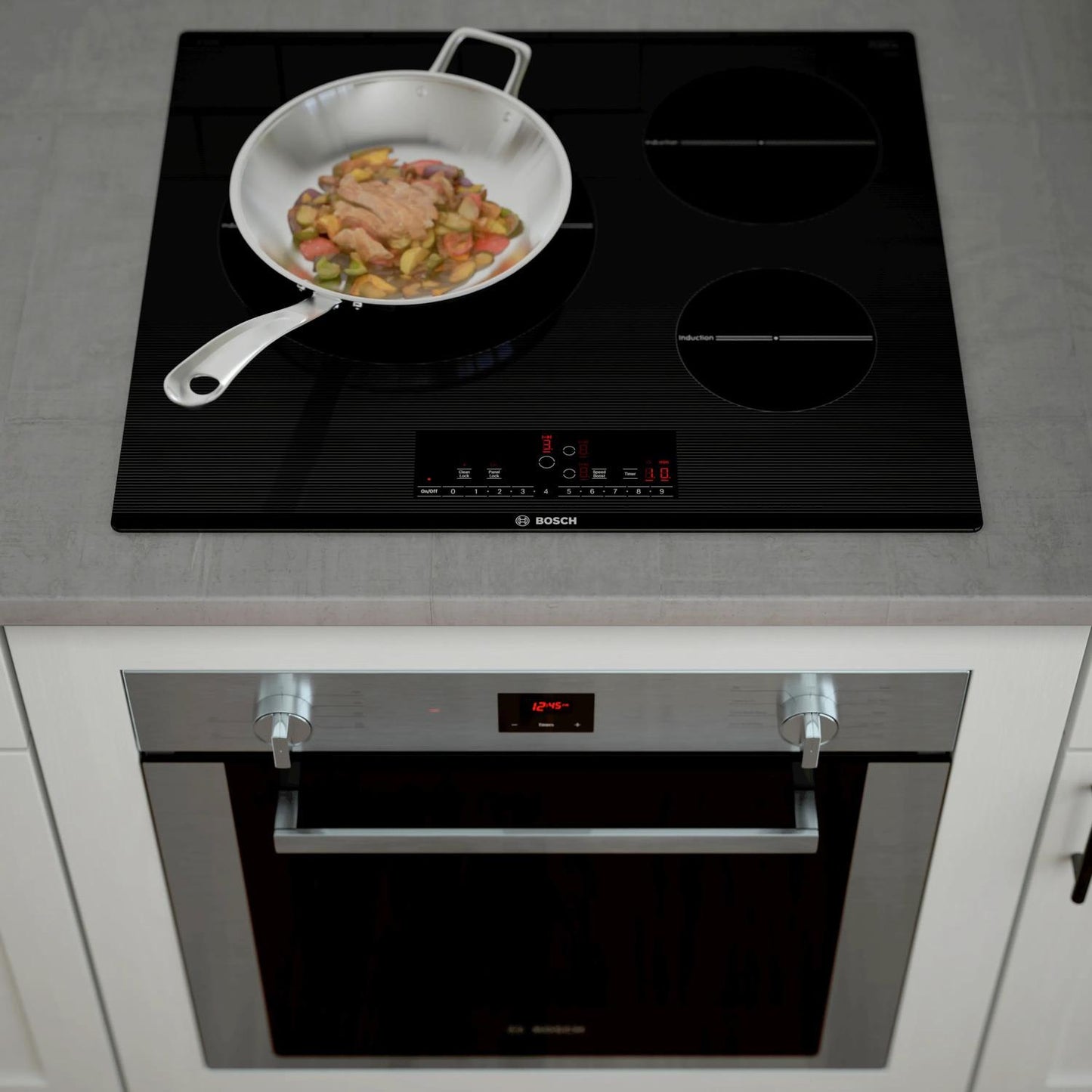 BOSCH HBE5453UC Bosch 500 Series Single Wall Oven 24'' Stainless Steel Hbe5453uc