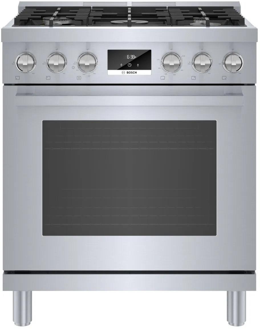 BOSCH HGS8055UC 800 Series Gas Freestanding Range 30'' Stainless Steel Hgs8055uc
