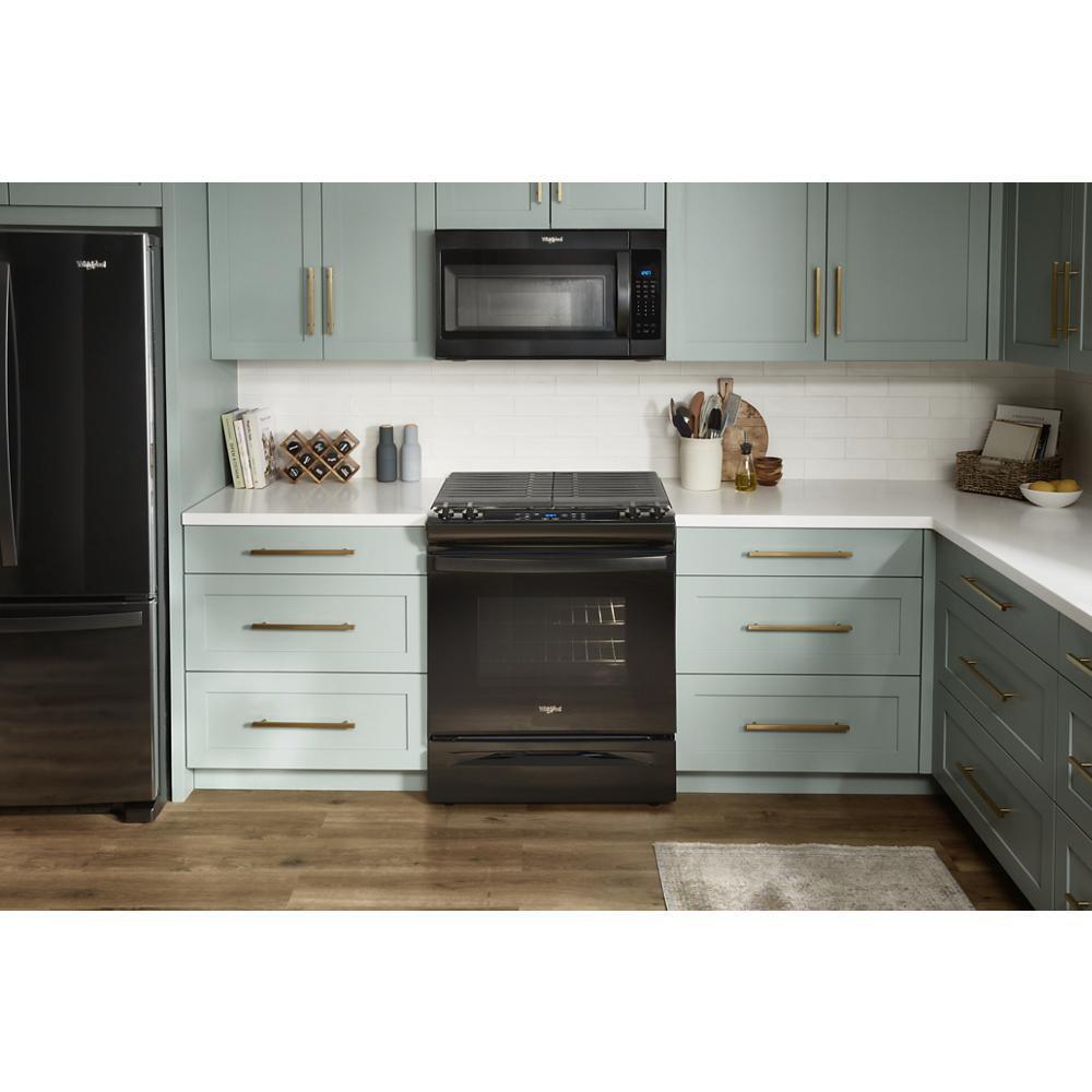 WHIRLPOOL WMH32519HB Whirlpool 1.9 Cu. Ft. Capacity Steam Microwave With Sensor COOKI...