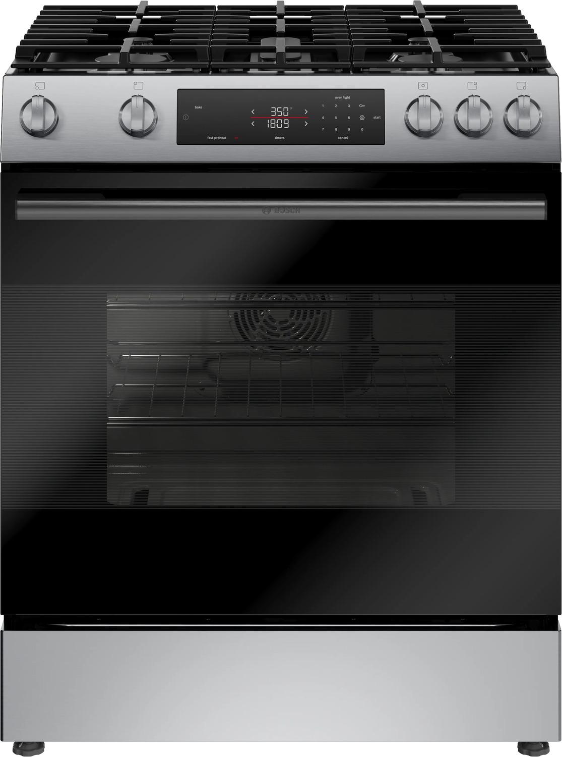 BOSCH HGF1050MUC Bosch 100 Series Freestanding Gas Range Stainless Steel