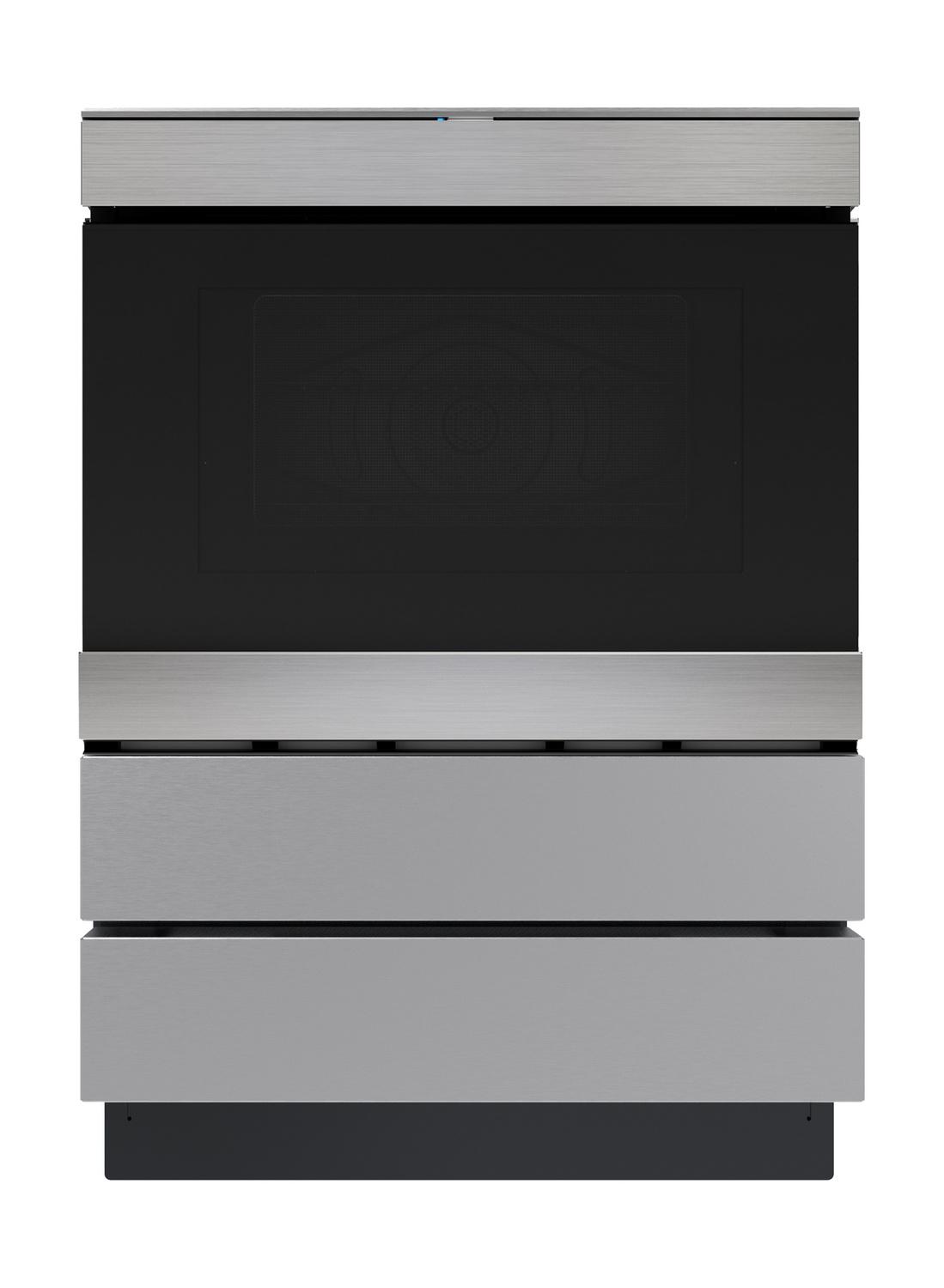 SHARP SKCD24U0GS 24 In. Under the Counter Supersteam+ Built-in Wall Oven Pedestal