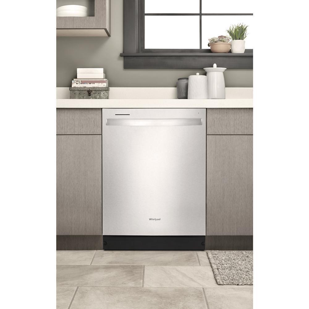 WHIRLPOOL WDT540HAMZ 55 Dba Fingerprint Resistant Quiet Dishwasher With Boost Cycle